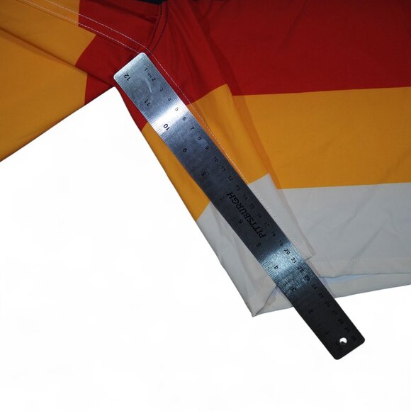 Vans Era Boardshort 19" Outseam Sample Men's 32 x 8 "Dress Blues - Saffron" NWT - Picture 10 of 10